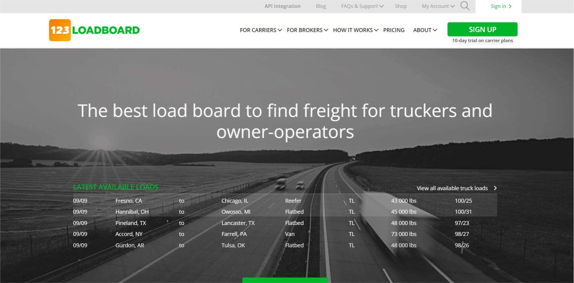 Load Boards for Box Trucks Loads Kiwi